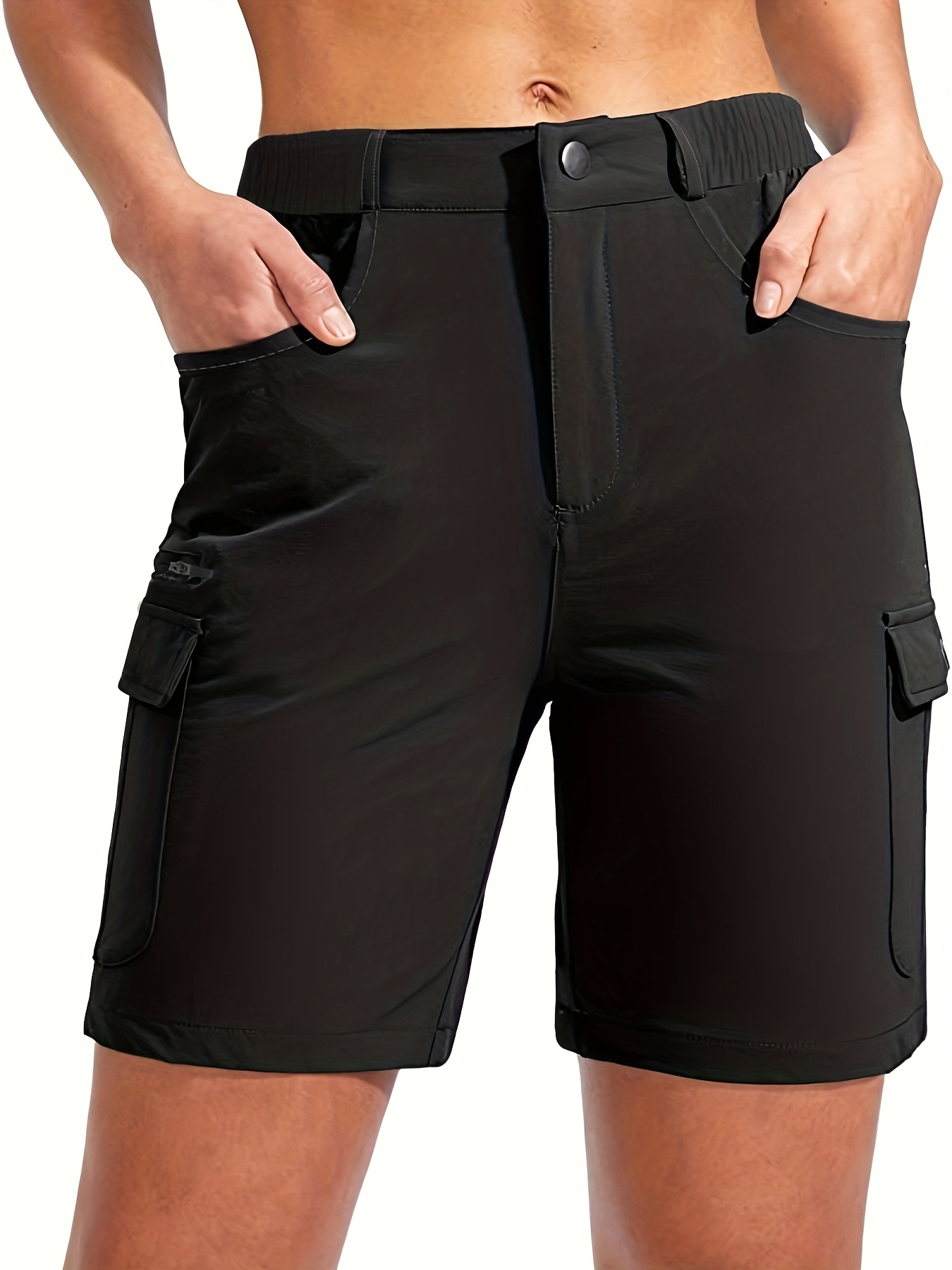 7 Pockets, Lightweight & Quick-Drying: Women's Hiking Cargo Shorts for  Summer Casual Wear