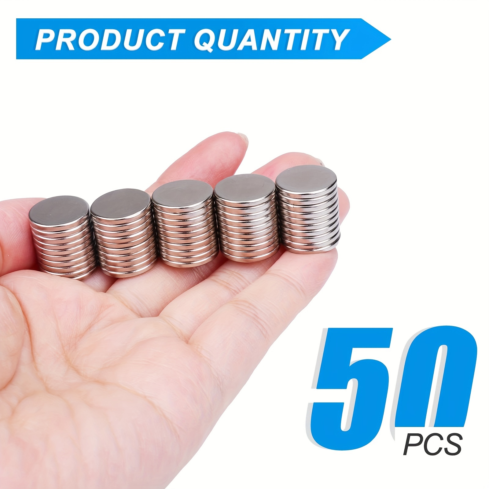 TRYMAG Small Magnets 30Pcs, Small round Refrigerator Magnets Tiny Rare  Earth Mag