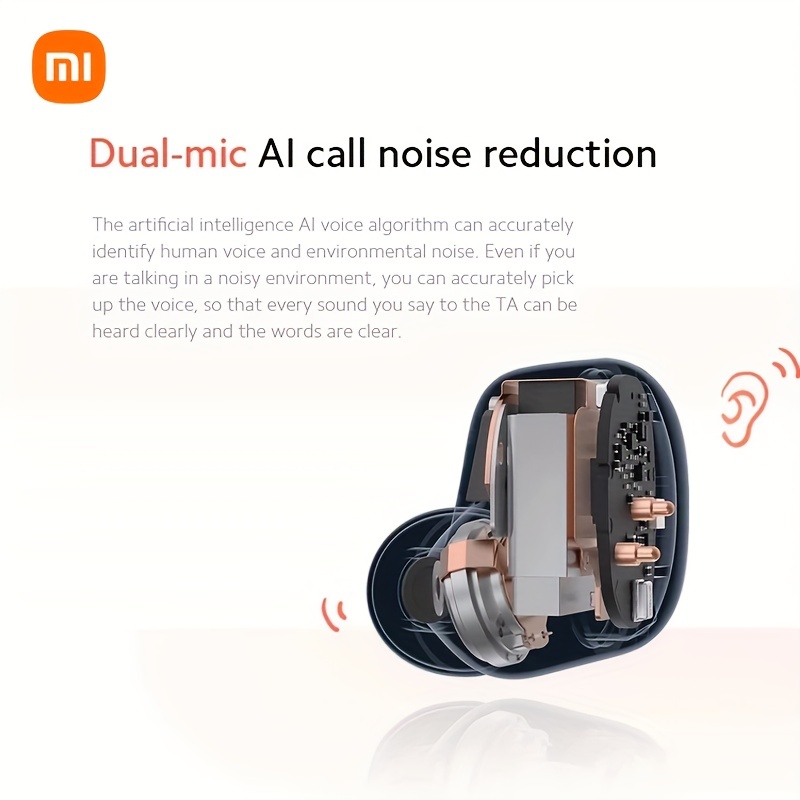 New Xiaomi Redmi Buds 5 46dB Noise Cancelling Bluetooth 5.3 TWS Earphone  40H 