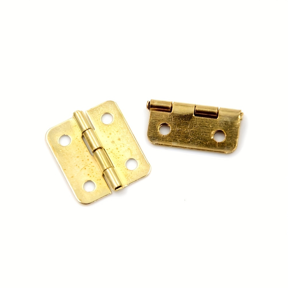 Small Hinges 17mm x 15mm With Screws Jewellery Box Hinge Dolls
