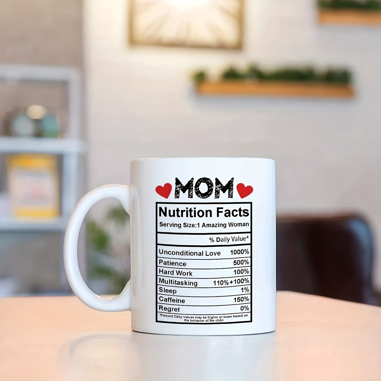 Mom Ceramic Coffee Mug, White Tea Mug For Mom, Classic Drinking Cup With  Handle, Novelty Gift, For Hot Or Cold Drinks Like Cocoa, Milk, Tea Or  Water, Mother's Day Gifts, Birthday Gifts 