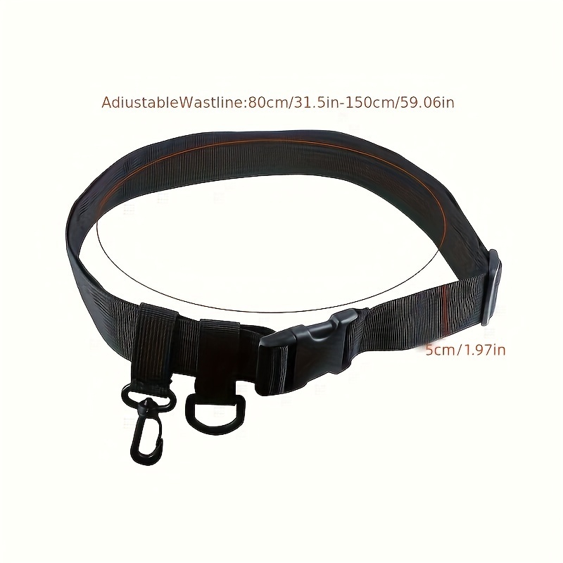 Adjustable Fishing Wader Belt Rod Holder Comfortable Secure - Temu