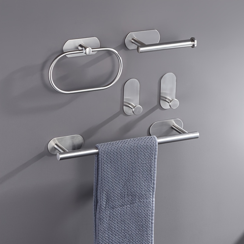 Comprar Toallero de acero inoxidable para montaje en pared, toallero de baño,  soporte para toallas de baño resistente