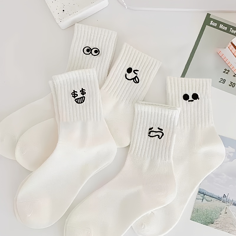 

5 Pairs Pattern , & Mid , 's Stockings & Hosiery