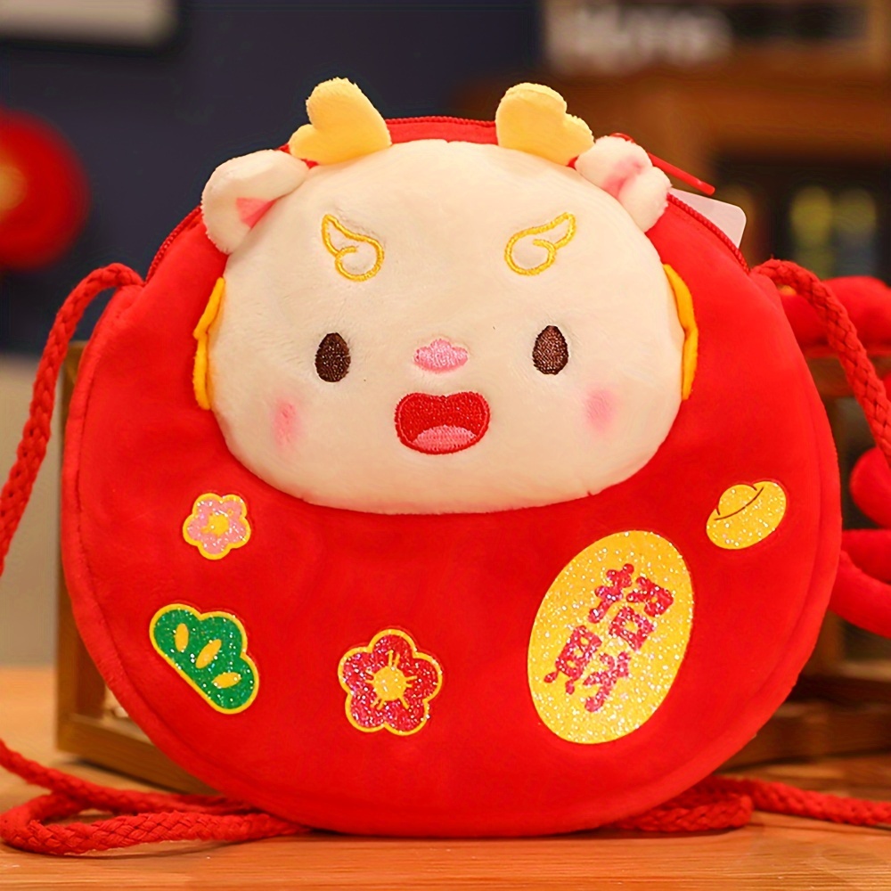 Chinese New Year Crossbody Bag 2024 Year Dragon Auspicious - Temu