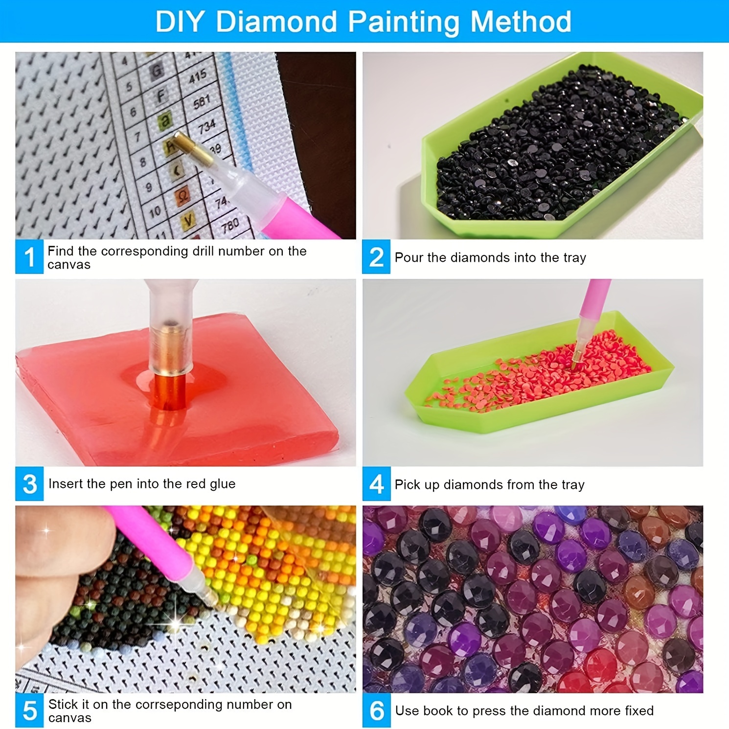 Diy 5d Adult Diamond Painting Kit Diamond Art Full Round - Temu