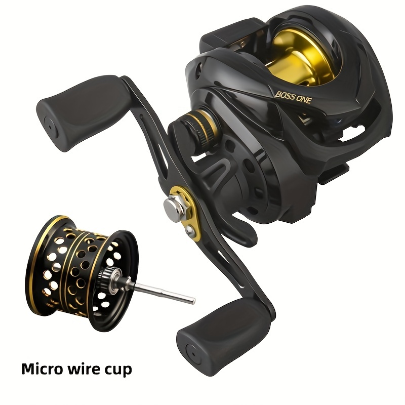 Fishing Reel Baitcasting Reel, With 7.2:1 Gear Ratio Bait Casting Reel,  Aluminum Alloy Handle, Magnetic Braking System, Fishing Tackle, Fishing  Access
