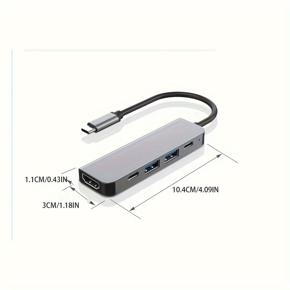 Type C 8 in 1 Docking Station Usb C Hub Multiport Adapter - Temu