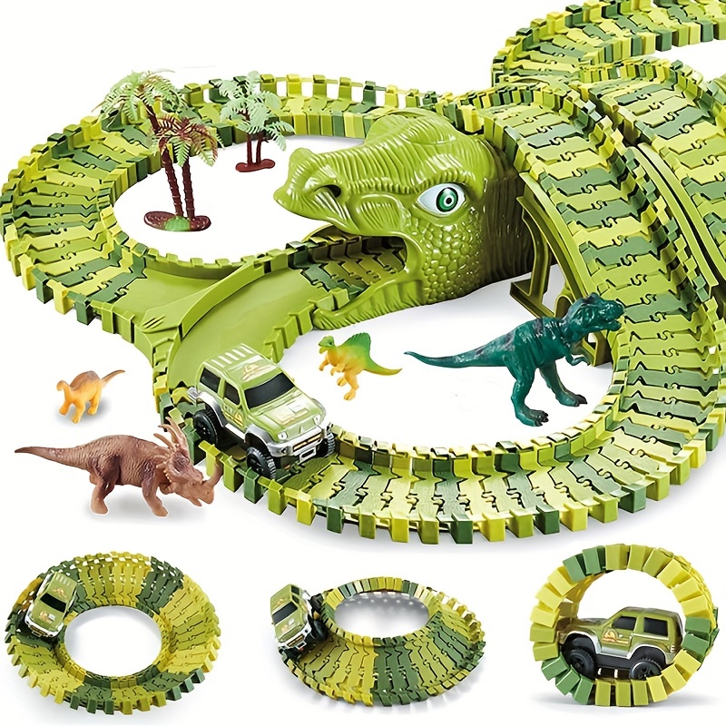  TEMI Paquete de 3 juguetes eléctricos de dinosaurios