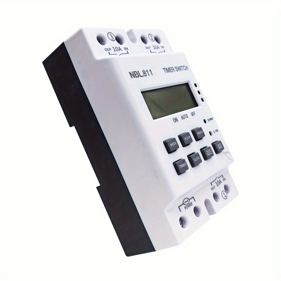 Digital LCD Programmable Timer Switch CN101A 16A SPST Weekly