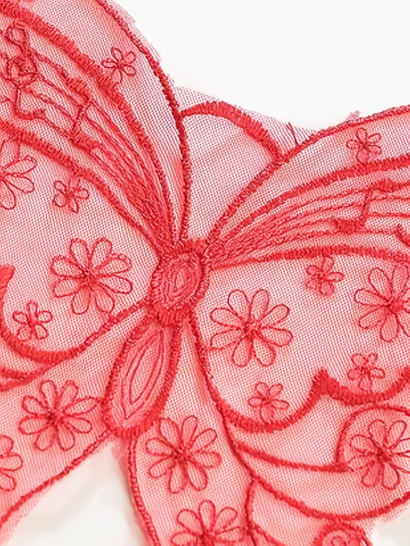 Butterfly Pattern Thongs Hollow Open Crotch Sheer Panties - Temu
