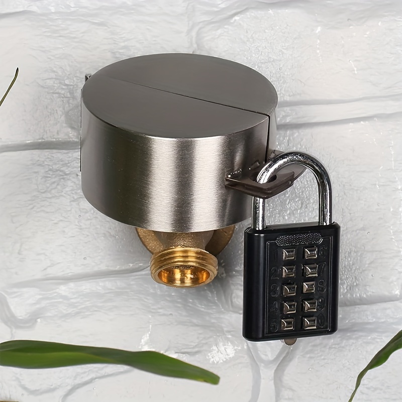 Outdoor Faucet Lock with Safety Padlock