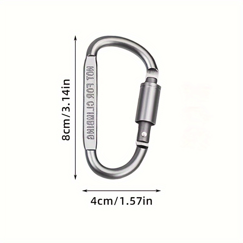 Carabiner Clip Set, Aluminium Alloy Hooks Buckle Carabiner Key