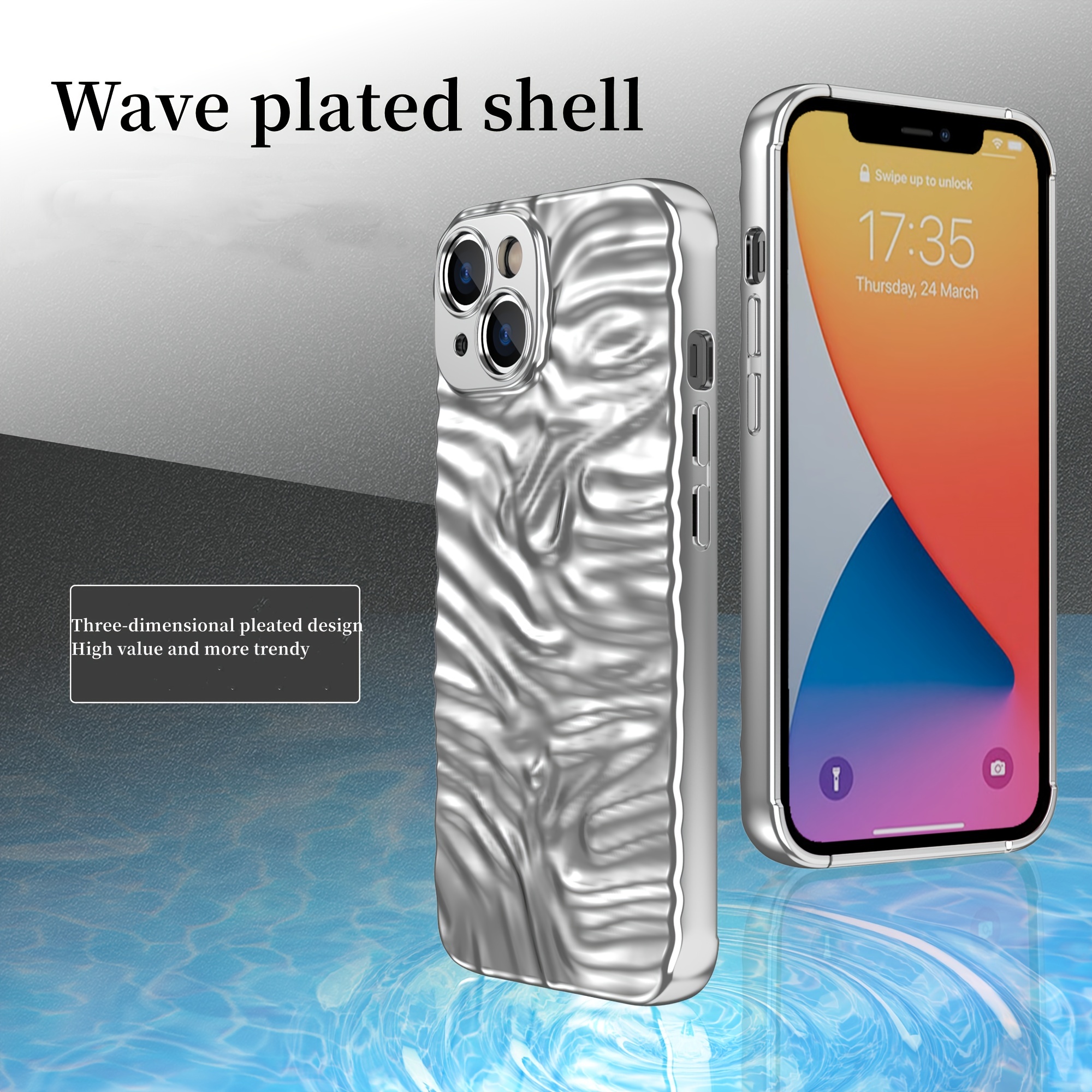 Electroplating Case For Iphone - Temu