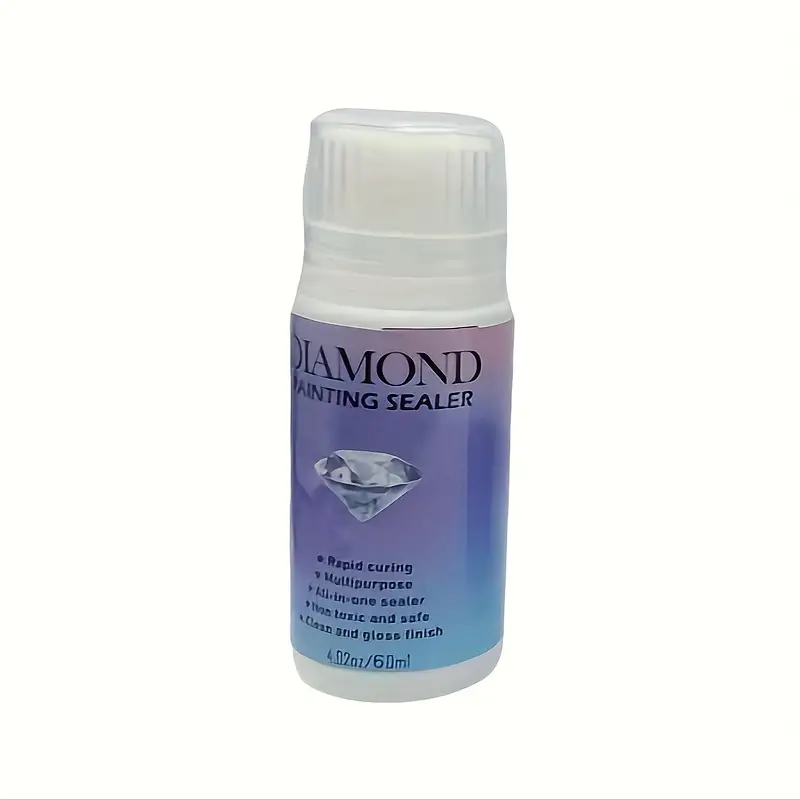 Diamond Painting Sealant 60ml, 5D Diamond Painting Glue With Permanent  Holding And Glossy Effect Sealant Diamond Painting And Puzzle Glue (2oz)