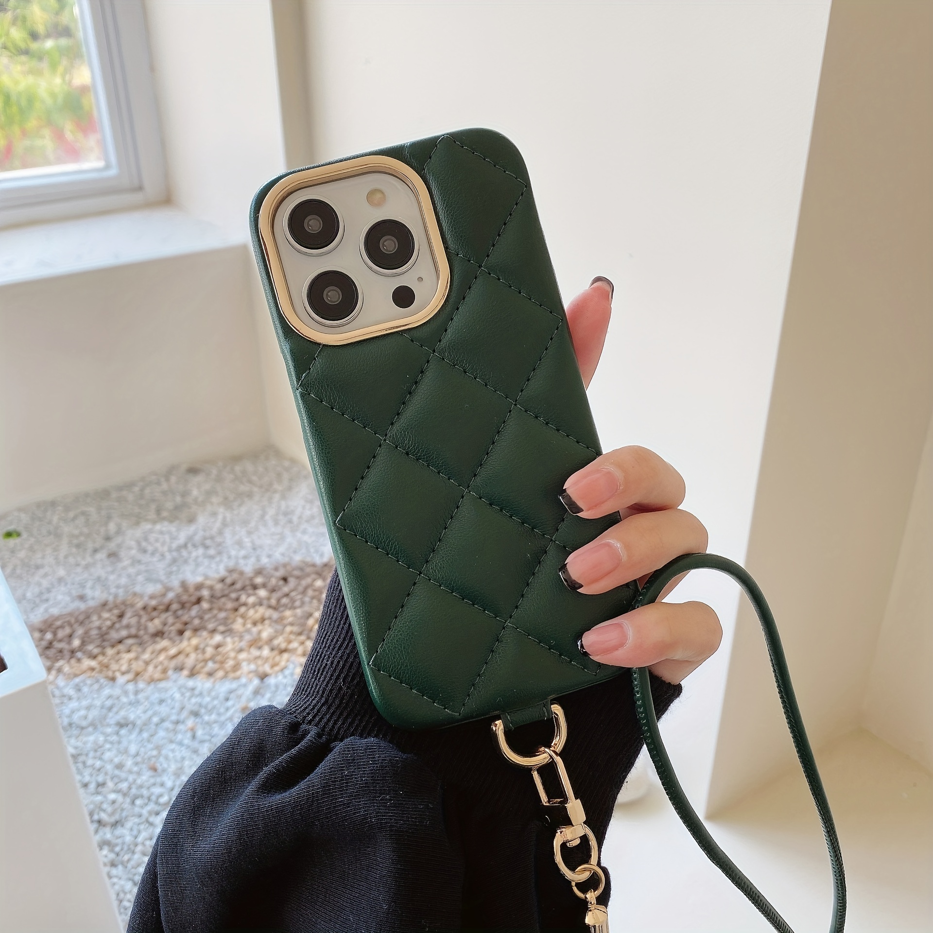 Funda De Teléfono Con Cuerda Colgante Diagonal Para 14 - Temu Chile