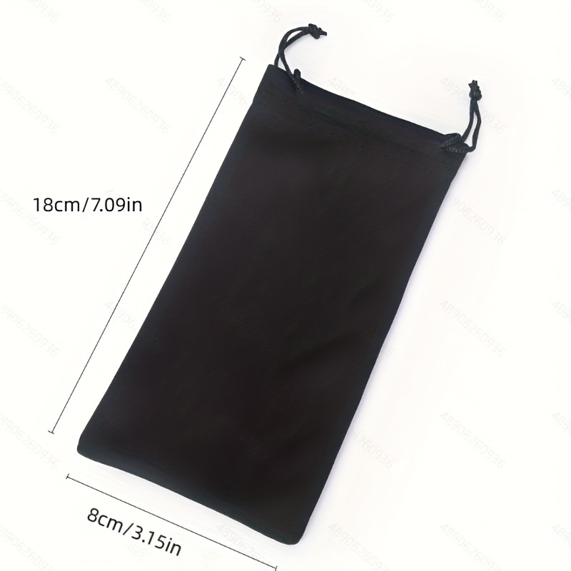 10pcs Drawstring Pouches for Sunglasses and Jewelry Displays