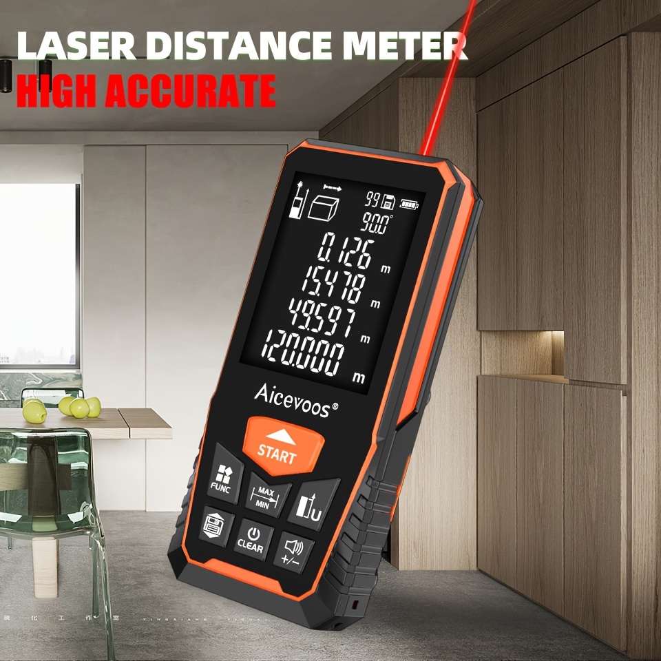 Mileseey Laser Distance Mètre Roulette Électronique Laser Bande Numérique  Télémètre Trena Metro Laser Range Finder Ruban à mesurer