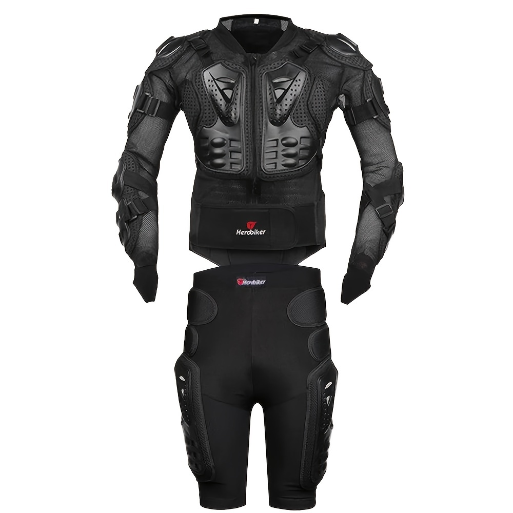 Full Body Suit Motorcycle Armor Racing Armor Ensemble D'armure De Moto Pour  Hommes, Protecteur De Poitrine + Short De Protection, Équipement De  Protection De Course De Moto - Temu France