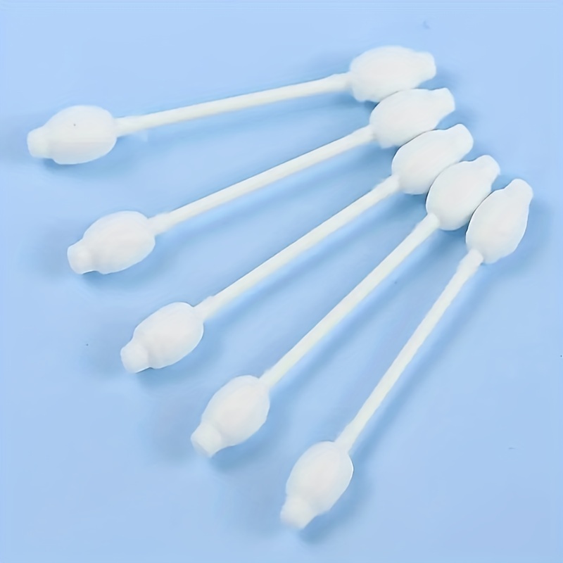 HNTOB 55pcs/box medical baby gourd ear disposable clean cotton swabs bands  double head