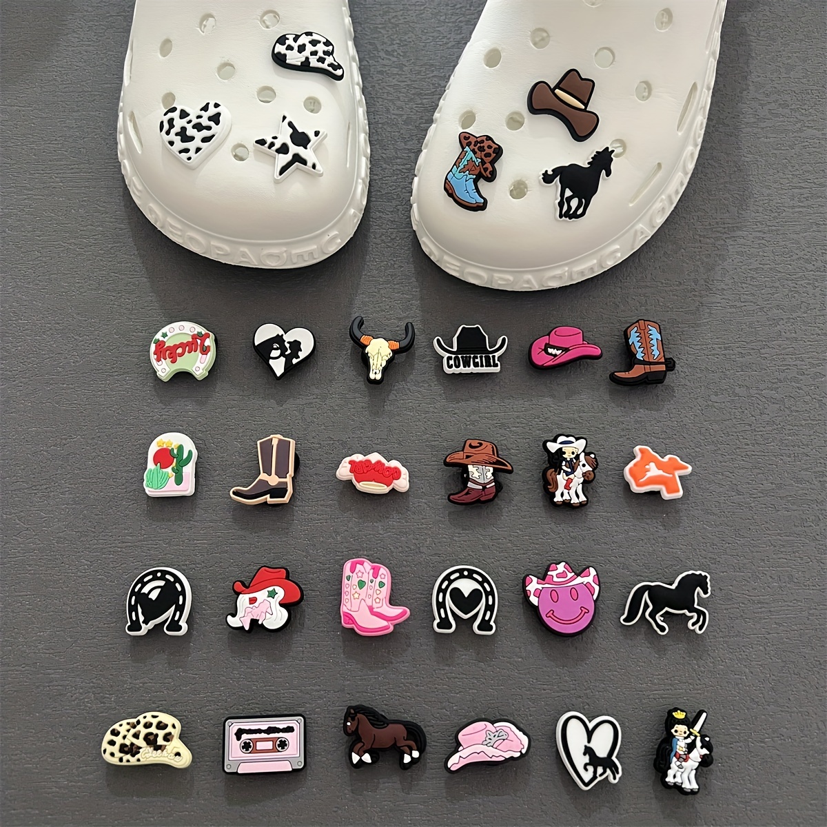 Letters Style Shoe Charms For Clog Shoes Wristband Bracelet - Temu