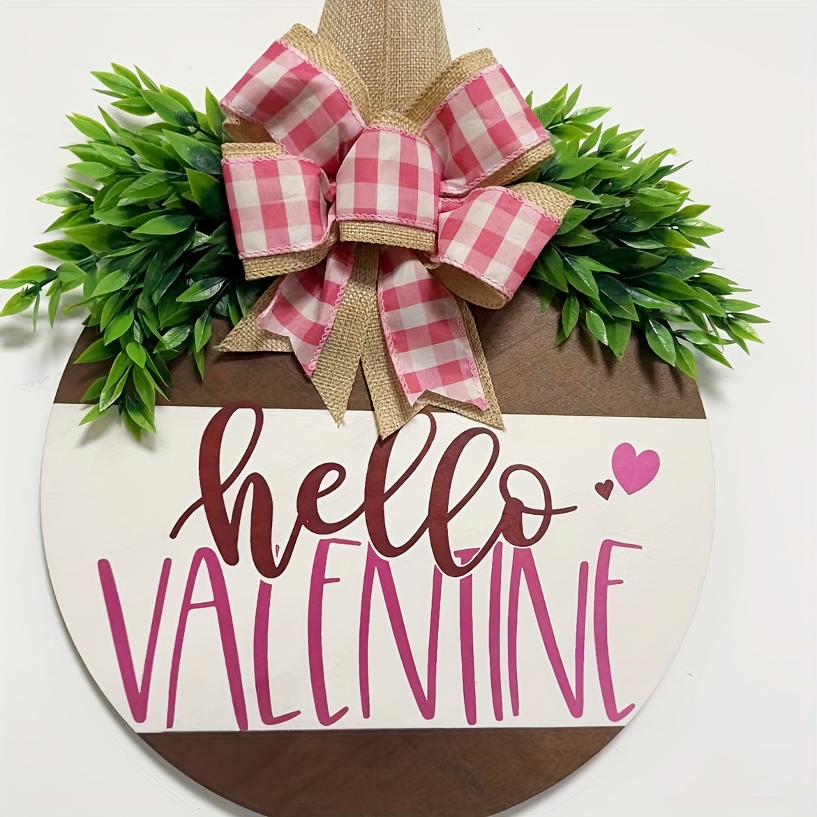 Valentine's Door Hanger Personalized Door Hanger Heart Door Decor  Valentine's Day Wreath Valentines Decor Valentines Decorations 