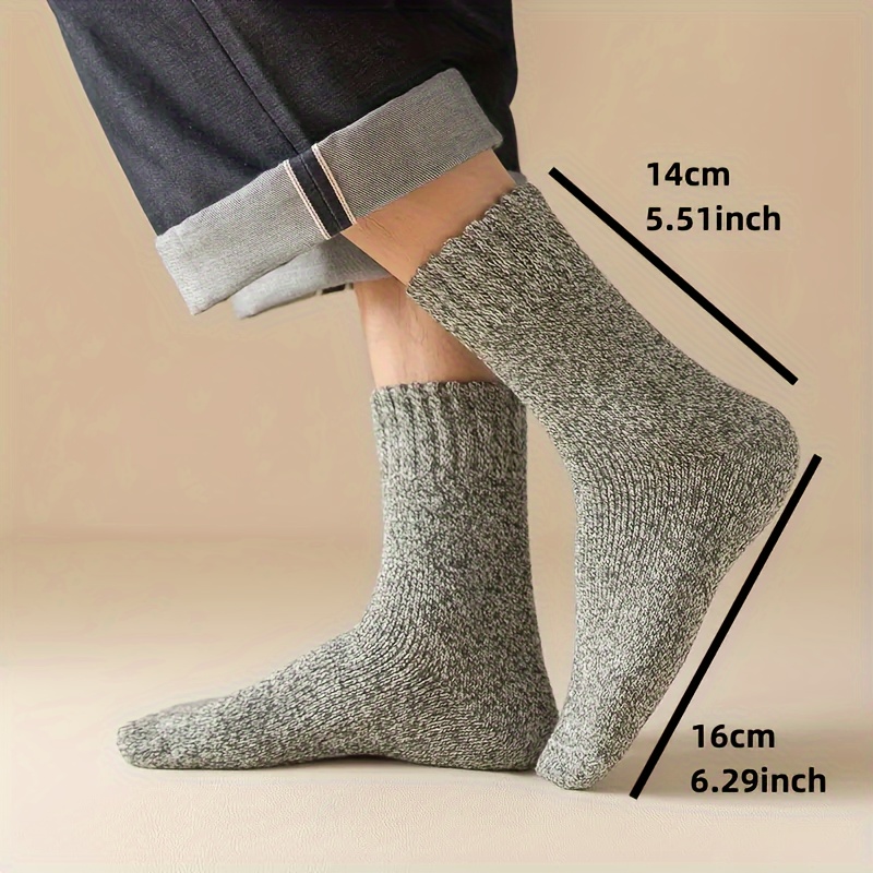 5 Pairs Plush Socks Fluffy Slippers Cozy Warm Winter Socks