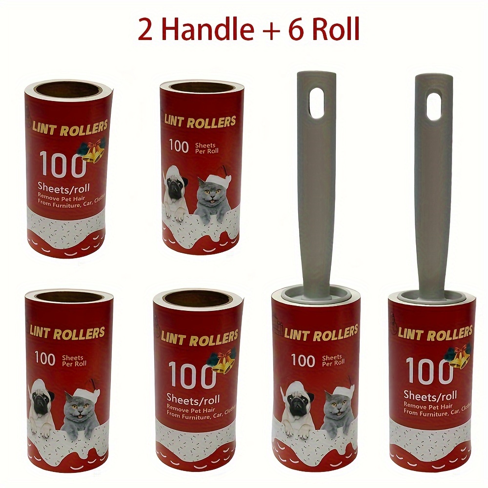 Rollo Extra de Pelusa Adhesiva Conjunto de megavalor 360 Hojas Rodillo  Quitapelusas Rodillo de la Pelusa Multiusos Quitapelos Mascotas Rodillo  Quita Pelusas Ropa Rollo Adecuado para Polvo,Ropa : : Productos  para mascotas