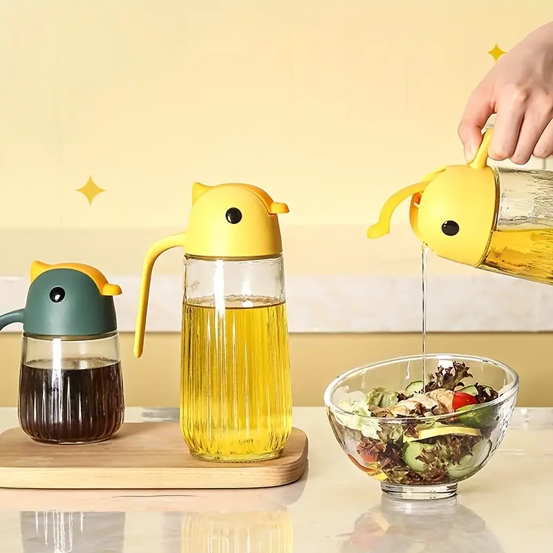 Oil Bottle Glass Oil Dispenser Bottle Leak proof Oil Pot - Temu