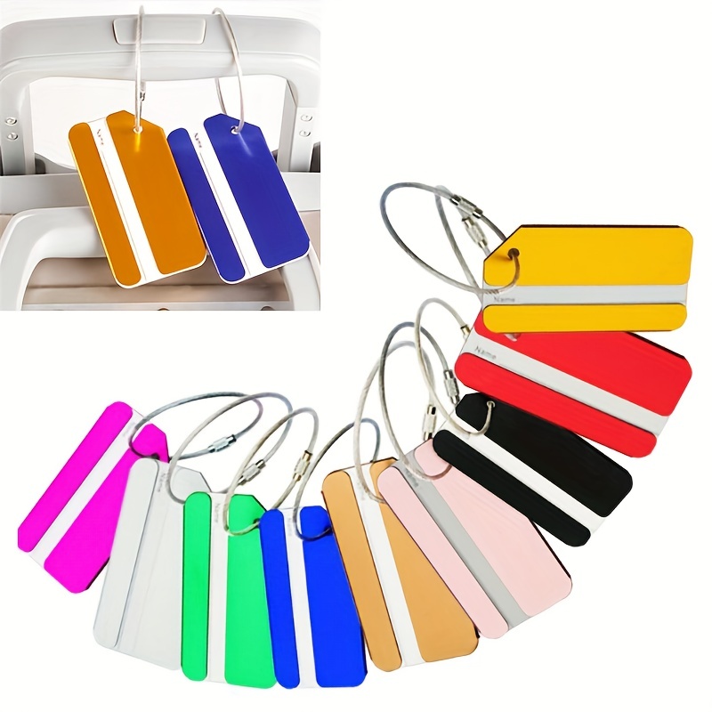 Aluminum Alloy Tags Accessories  Luggage Tag Travel Accessories