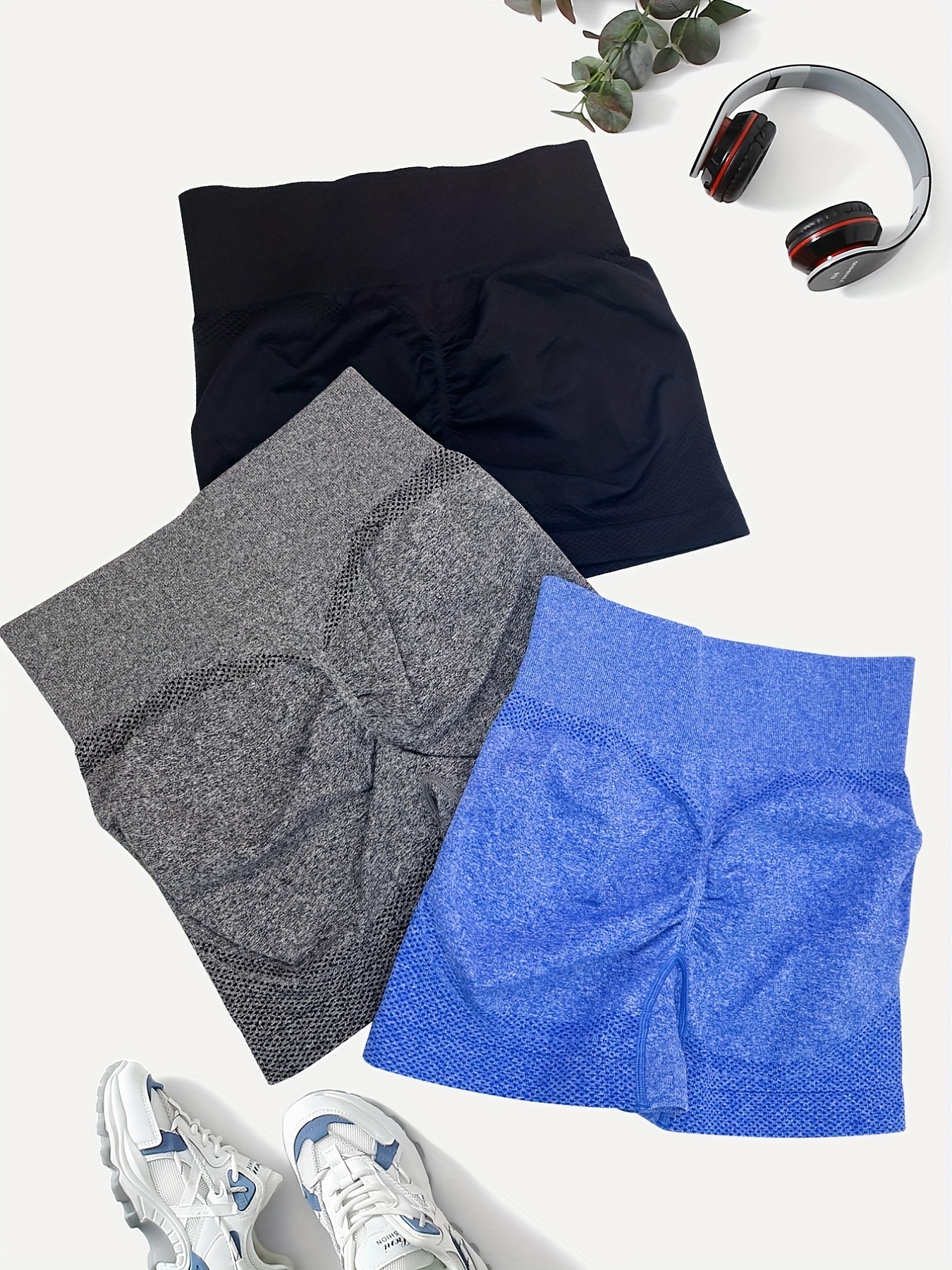 Pantalones Cortos Elásticos De Cintura Alta Para Correr Para Mujer Con  Bolsillo, Pantalones Cortos Deportivos De Secado Rápido Para Entrenamiento  Deportivo, Ropa Deportiva Para Mujer - Temu