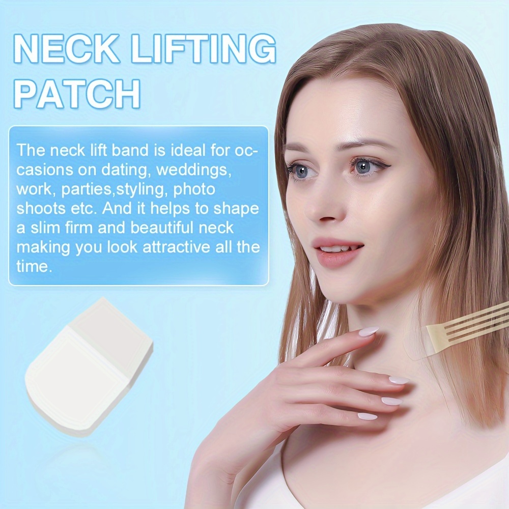 Neck Lift Tapes, Neck Wrinkle Tapes, Instant Neck Lifting Stickers For Neck  Skin Lifting (4pcs Neck Bands, 30pcs Replacement Tapes) - Facial Care Gift