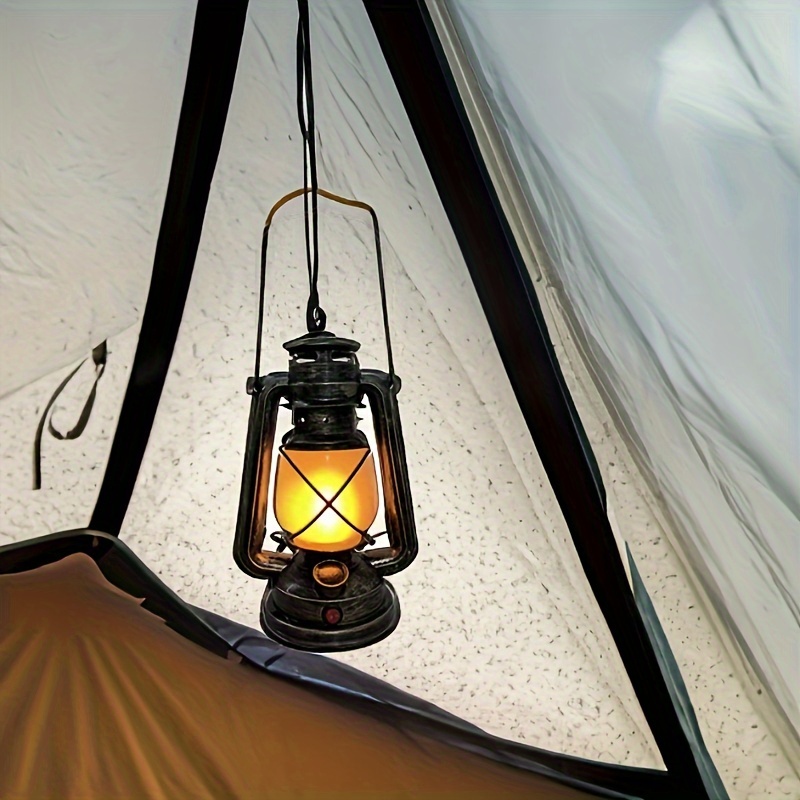 Nueva Lámpara Camping Recargable Led, Lámpara Atmósfera Retro Camping,  Lámpara Caballo Portátil Iluminación Duradera Acampar Aire Libre - Deporte  Aire Libre - Temu