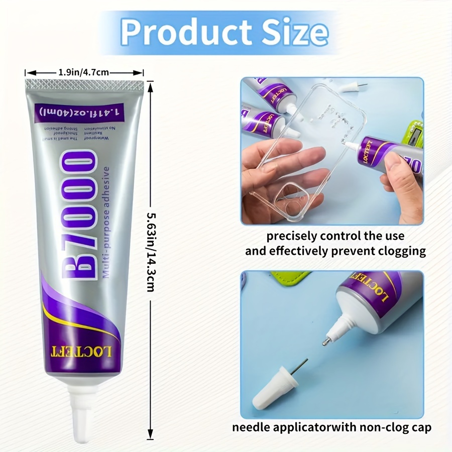  B7000 Rhinestones Glue for Crafts, 110ML 3.7fl.oz