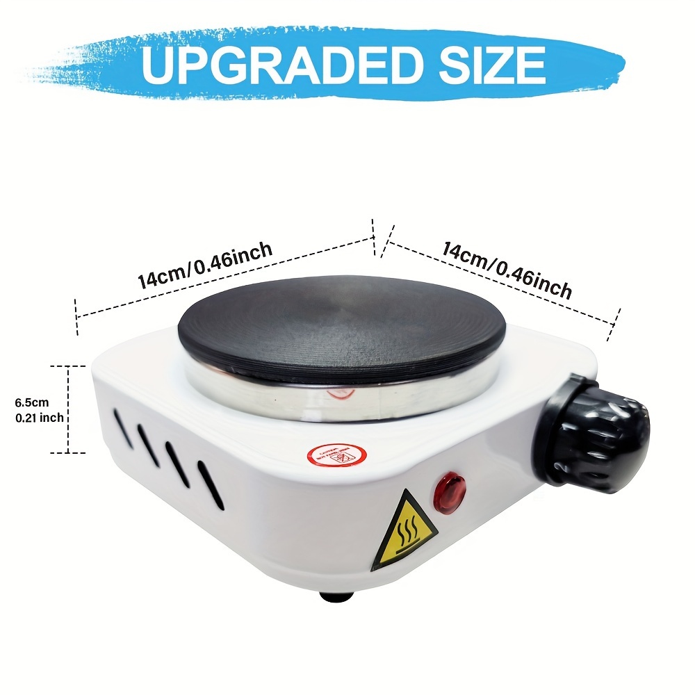 DINGPAI Hot Plate for Candle Making, Black Color Electric Hot Plate for  Melting Wax, Chocolate, Candy and More