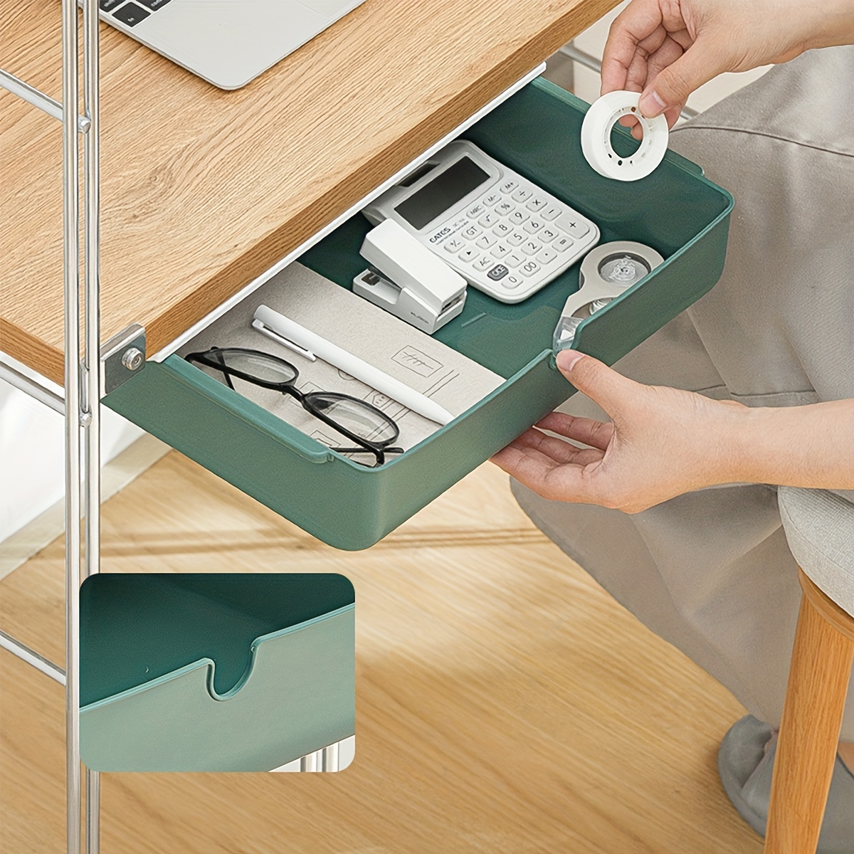 1pc Storage Box Cute Desktop Drawer Organizer Box Student Desk Jewelry  Cabinet Desk Small Storage Rack