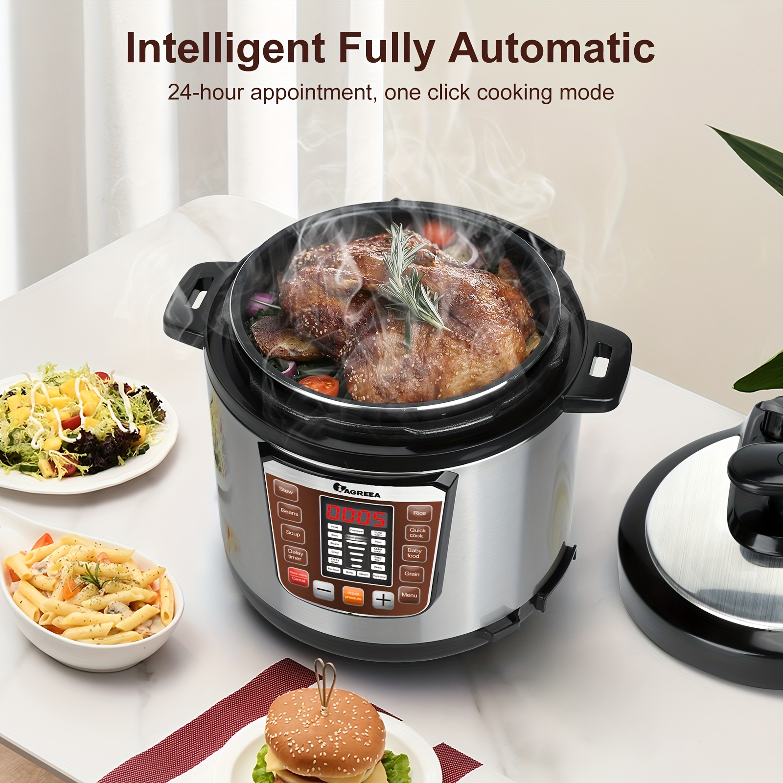 Power cooker electric pressure cooker hot sale