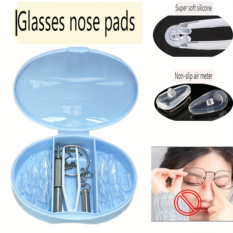 Eyeglass Nose Pads Faux Jade Design Soft Silicone Air - Temu