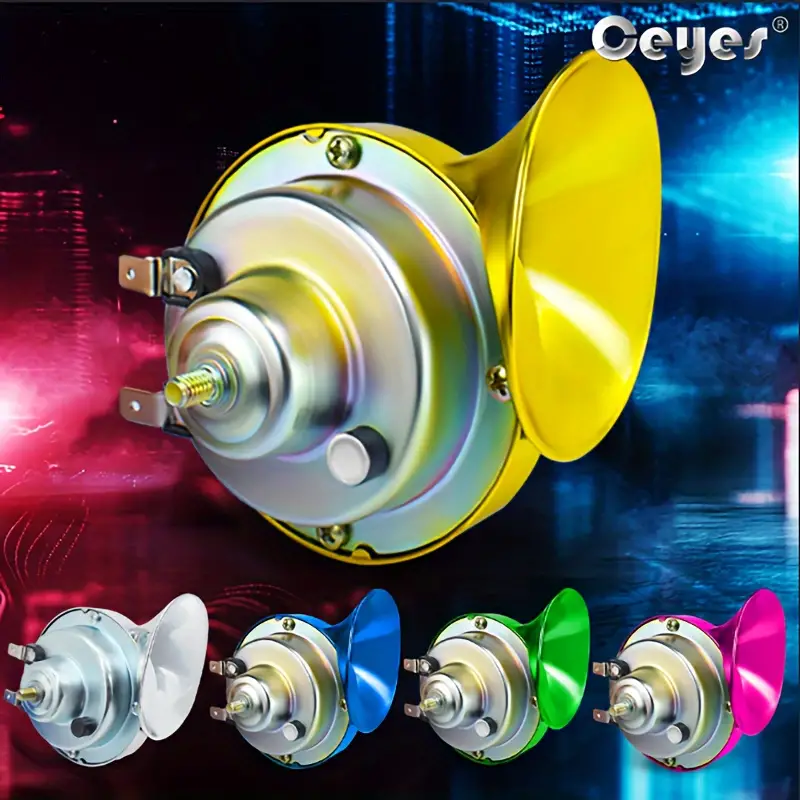 Ceyes 120db Univeral Car Horn Motorcycle Horn Super Large - Temu