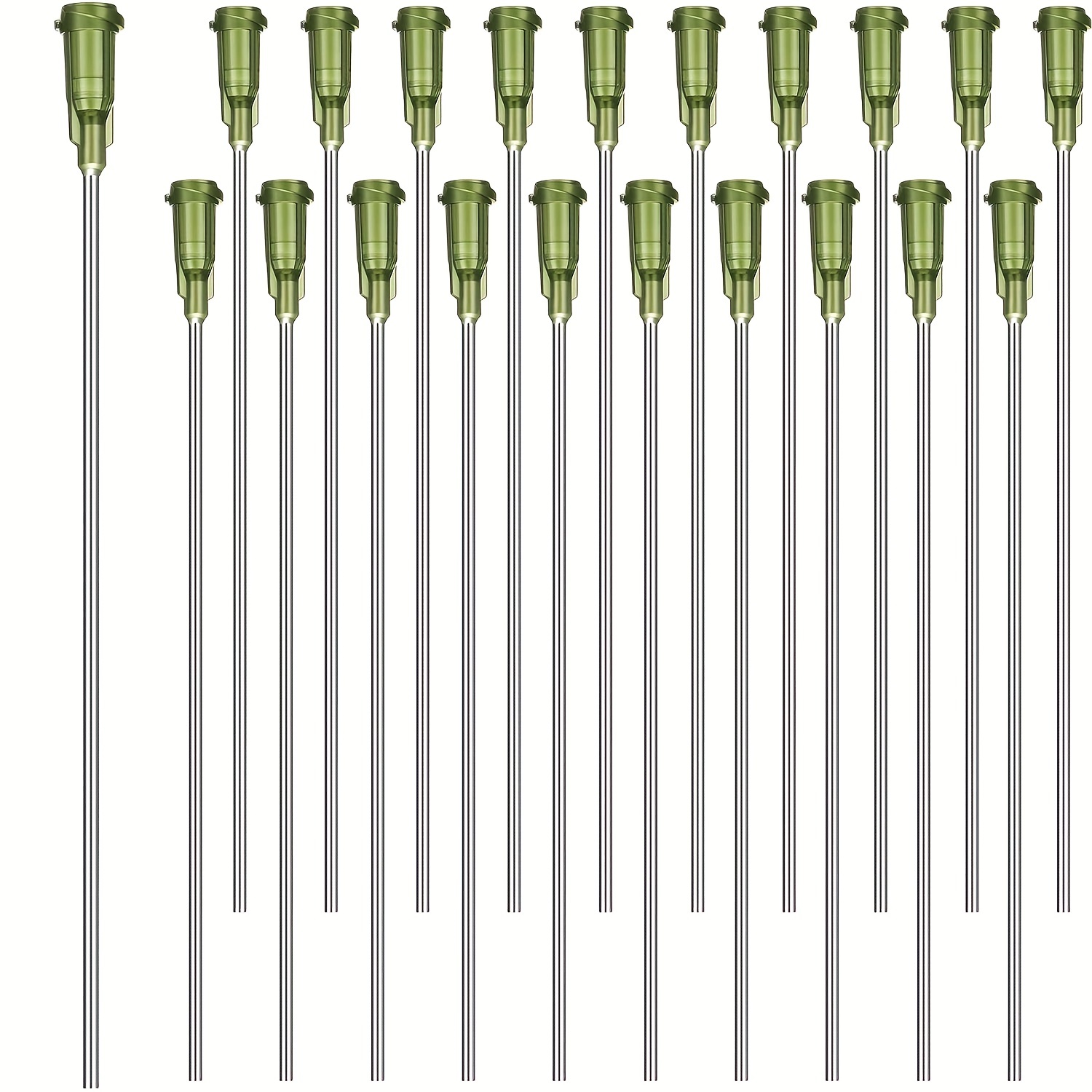 24 Pieces Dispensing Needle 1 Inch Stainless Steel Tip Luer Lock Needles  (8,10,12,14,16,18gauge)