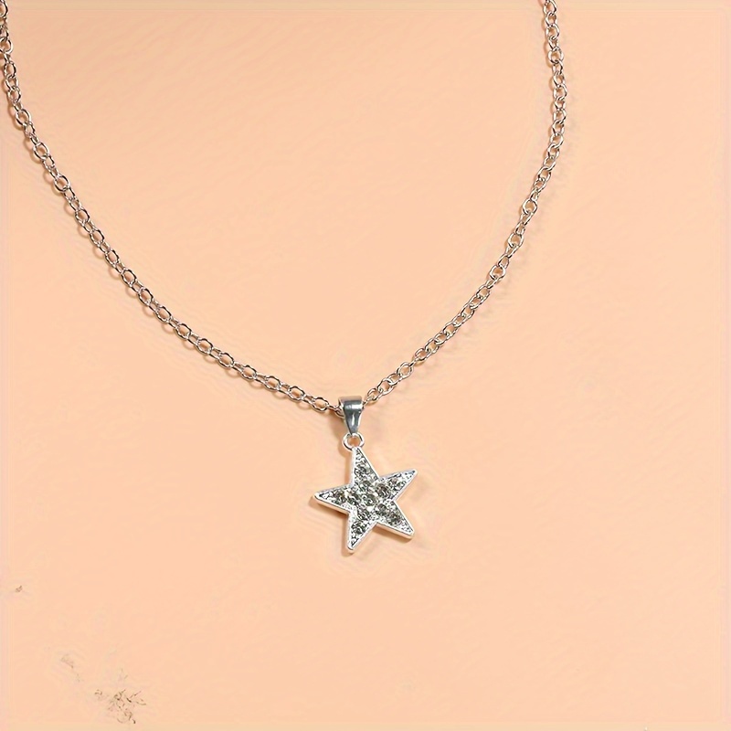 Pentagram Pendant Necklace Party Jewelry Birthday Gift