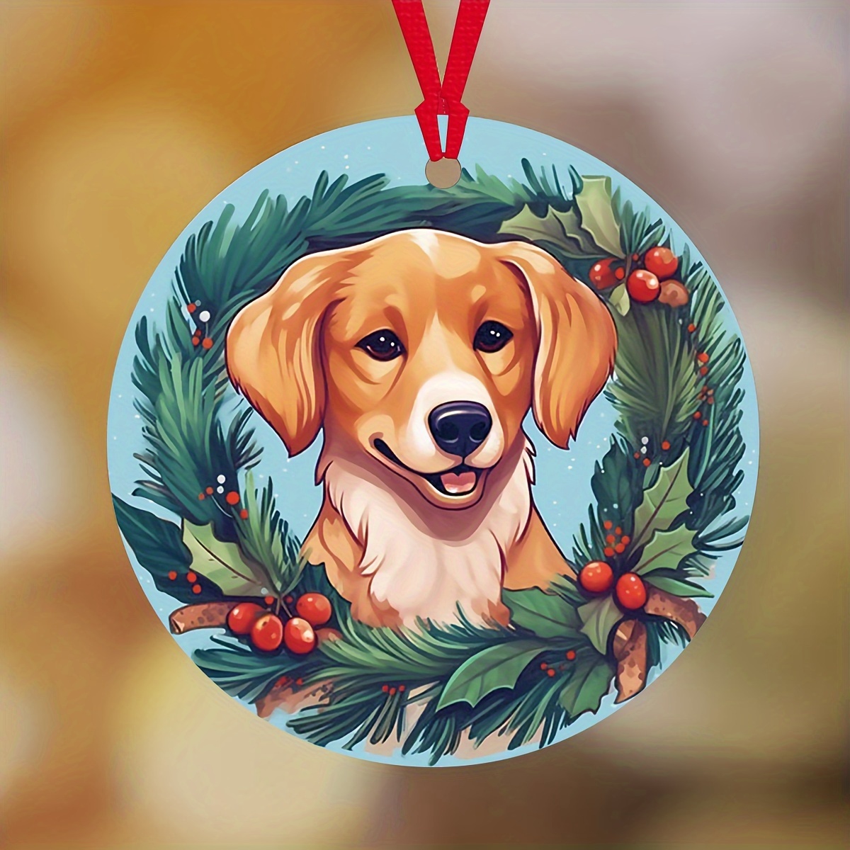 Dog's First Christmas Ornament, Puppy's First Christmas, Xmas Gift