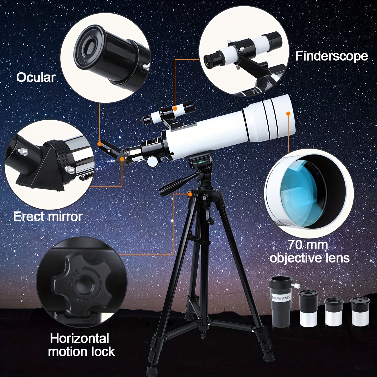 Free Storage Bag, 333 Times Astronomical Telescope, F40070, Can
