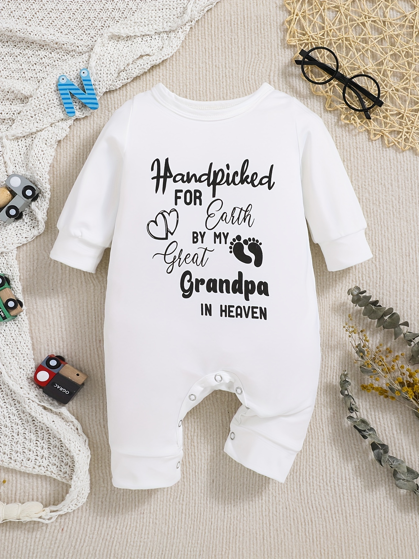 Baby Announcement Onesie Funny Cotton Long Sleeve Baby Bodysuit Toddler Baby  Boys Girls Autumn Romper Clothes