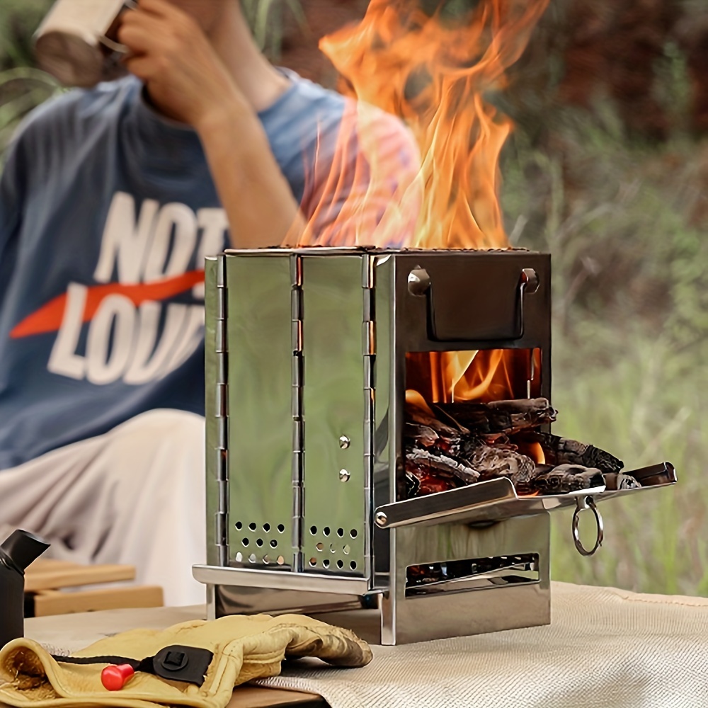 Top Light Weight Automatic Portable Foldable Wood Camping Stove