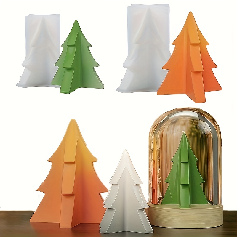 Stampo per candele per aromaterapia per albero di natale per forniture per  candele stampo in Silicone