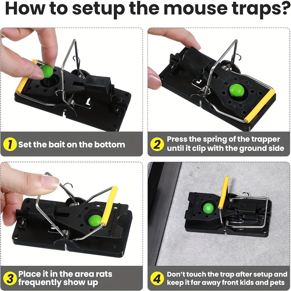 Indoor and outdoor mousetrap flip trap mousetrap tool to automatically  reset the mousetrap within 24 hours - AliExpress