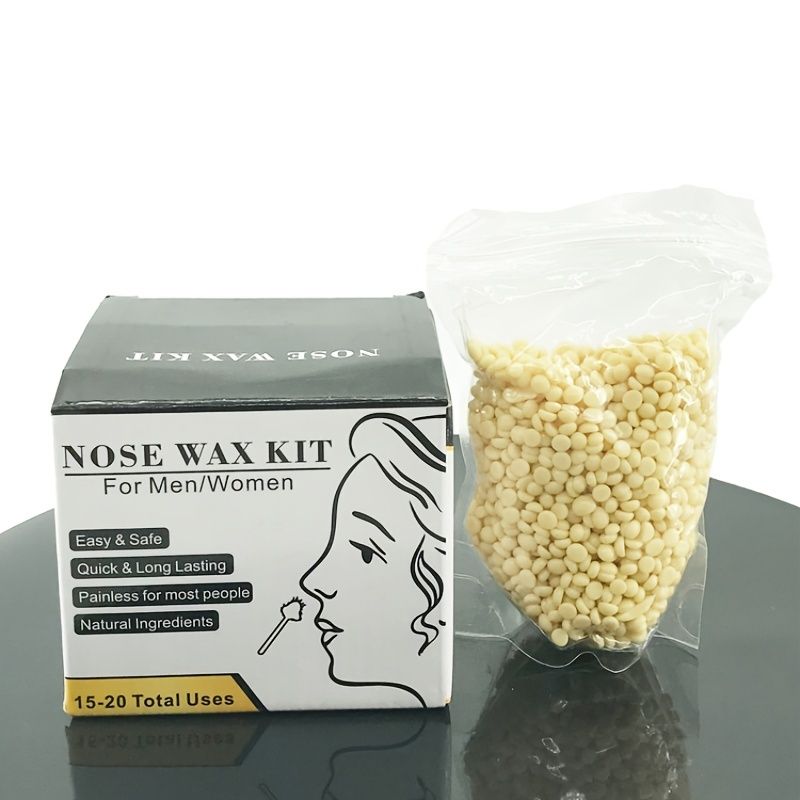 Set Of Nose Hair Wax Set Portable Hair Removal Wax Bean Set Disposable  Applicator Set - Health & Household - Temu