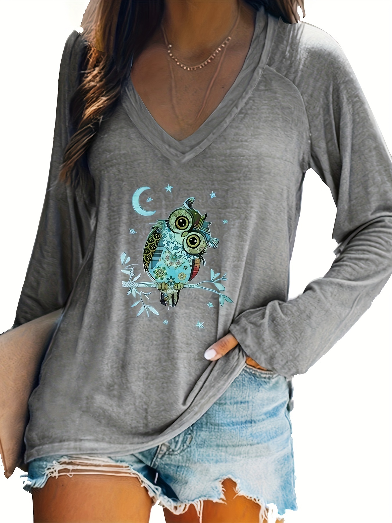 owl shirts plus size