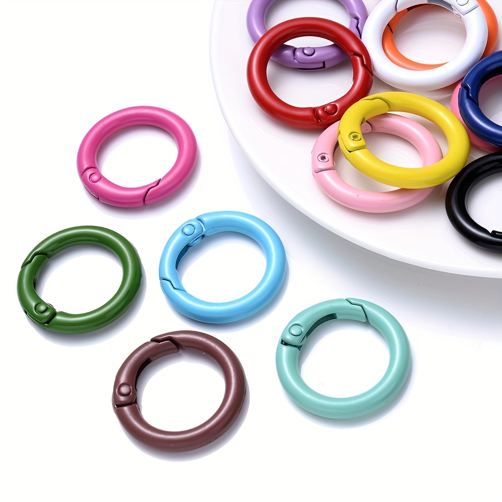 Round Spring Snap Clip Hook Diy Accessories For Handbag - Temu
